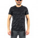 Ανδρική μαύρη κοντομάνικη μπλούζα Lagos 21302 tr250322-40 2