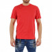 Ανδρική κόκκινη κοντομάνικη μπλούζα Breezy 22201105 tr250322-77 2