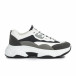 Ανδρικά γκρι αθλητικά παπούτσια Chunky it300920-55 2