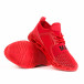 Ανδρικά κόκκινα αθλητικά παπούτσια κάλτσα G15 Red gr040222-18 4