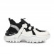 Γυναικεία Sneakers Κάλτσα Chunky σε μαύρο και άσπρο Simius CT8731 it220322-18 2