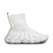 Γυναικεία λευκά sneakers κάλτσα U11YD 5069-2 it051021-15 2