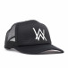 Ανδρικό μαύρο καπέλο μπέιζμπολ με δίχτυ gr110722-1 2