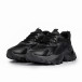 Γυναικεία μαύρα αθλητικά παπούτσια FM it280820-6 3