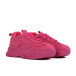 Γυναικεία ροζ snekers μονόχρωμα it040822-10 3