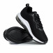Ανδρικά μαύρα αθλητικά παπούτσια με σόλες αέρα it300920-52 3