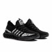 Ανδρικά μαύρα sneakers Black & White gr080621-7 3