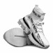 Ανδρικά λευκά ψηλά sneakers Kiss GoGo it110521-3 4