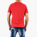Ανδρική κόκκινη κοντομάνικη μπλούζα Breezy 22201105 tr250322-77 3