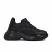Ανδρικά μαύρα sneakers Chunky All black tr051021-6 2