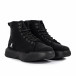 Ανδρικά μαύρα ψηλά sneakers Boa 0155 tr051021-8 3