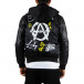 Ανδρικό μαύρο μπουφάν bomber X-Feel 3A69 it121022-3 3