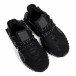 Ανδρικά μαύρα αθλητικά παπούτσια Cubic Kiss GoGo 666-1 it261020-5 5