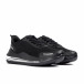 Ανδρικά μαύρα αθλητικά παπούτσια με σόλες αέρα SH162-1 it250722-5 3
