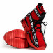 Ανδρικά κόκκινα ψηλά sneakers Cubic Kiss GoGo 217-8 it061221-1 4