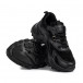 Γυναικεία μαύρα sneakers Chunky it051021-12 4