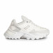Γυναικεία λευκά αθλητικά παπούτσια FM it280820-15 2