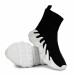 Γυναικεία μαύρα sneakers κάλτσα U11YD 5069-2 it051021-14 4