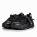 Γυναικεία μαύρα αθλητικά παπούτσια PC51 it280820-12 3