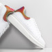 Ανδρικά λευκά sneakers με χοντρή σόλα tr300420-1 2
