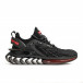 Ανδρικά μαύρα sneakers κάλτσα 9956 gr040222-6 2