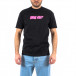 Ανδρική μαύρη κοντομάνικη μπλούζα Duca Homme 176596 it250322-26 3