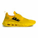 Ανδρικά κίτρινα αθλητικά παπούτσια κάλτσα με λάστιχο it180820-8 2