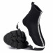 Γυναικεία μαύρα ψηλά sneakers Slip-on tr201120-1 4