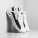 Ανδρικά λευκά αθλητικά παπούτσια κάλτσα με λάστιχο it180820-3 2