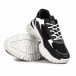 Γυναικεία sneakers κάλτσα σε μαύρο και άσπρο  Fashion&Bella YD0224-1 it220322-14 4