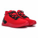 Ανδρικά κόκκινα sneakers κάλτσα Lace detail it260620-11 3