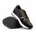 Ανδρικά μαύρα αθλητικά παπούτσια Naban 32103-1 it050822-1 4