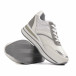 Γυναικεία συνδυασμένα λευκά sneakers με πλατφορμα Mix Feel AD421 it040822-5 4