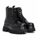 Γυναικεία μαύρα αρβυλάκια ultra sole it161220-17 3