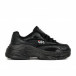 Ανδρικά μαύρα sneakers All black LS668 gr040222-22 2