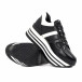 Γυναικεία μαύρα sneakers με πλατφόρμα G0115 / YD25007-1 it100821-1 4