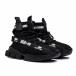 Ανδρικά μαύρα ψηλά sneakers Boa tr260221-1 3