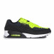 Ανδρικά μαύρα αθλητικά παπούτσια Splash neon it140720-11 2
