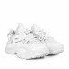 Γυναικεία λευκά sneakers Ultra Sole με δίχτυ it161121-2 3