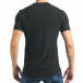 Ανδρική μαύρη κοντομάνικη μπλούζα Black Island tsf020218-31 3