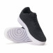 Ανδρικά μαύρα sneakers από πλεκτό ύφασμα it020618-10 4