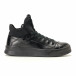Ανδρικά μαύρα sneakers Montefiori it200917-15 2
