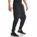 Ανδρικό μαύρο παντελόνι jogger Dontoki it160816-23 2