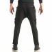 Ανδρικό μαύρο παντελόνι jogger ChRoy it181116-23 3