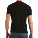 Ανδρική μαύρη κοντομάνικη μπλούζα Lagos il120216-43 3
