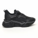Γυναικεία μαύρα sneakers Seribo tr180320-19 3