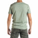 Ανδρική πράσινη κοντομάνικη μπλούζα Duca Homme it010720-26 3