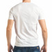 Ανδρική λευκή κοντομάνικη μπλούζα Delmaro tsf020218-34 3