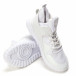Ανδρικά λευκά αθλητικά παπούτσια Niadi it090616-6 4