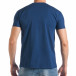 Ανδρική γαλάζια κοντομάνικη μπλούζα Frank Martin tsf290318-10 3